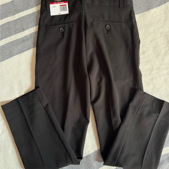 Kids Van Heusen Flex Black Pants - Picture 3 of 3